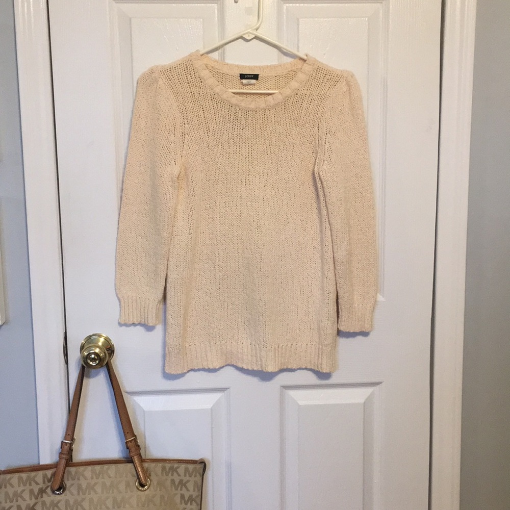 J. CREW CROCHET SWEATER TOP